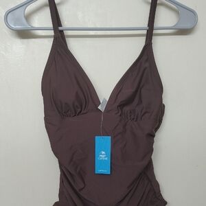 Cupshe Women's Chocolate One-Piece Swimsuit